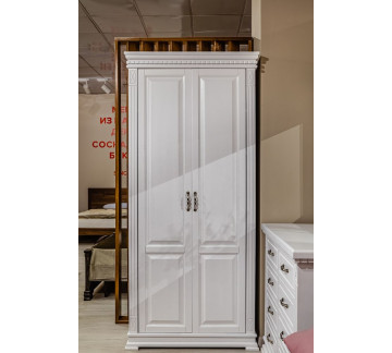 Шкаф 2-створчатый Шеффлера I (белая эмаль)